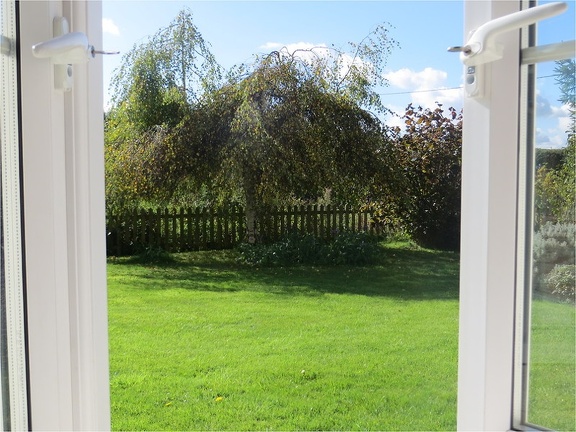 View of the footpath at Cross Green B&B